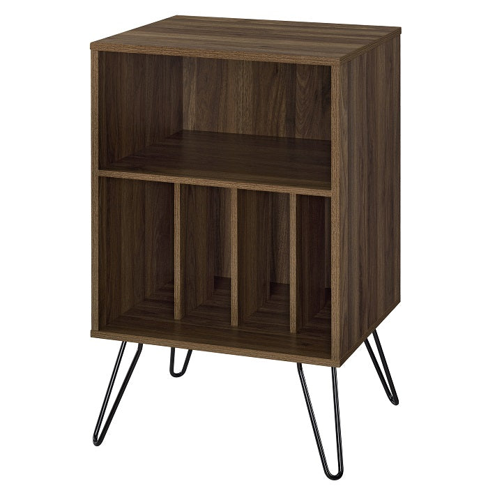 Dorel Concord Turntable Stand Single - Walnut | 1324222COMUK