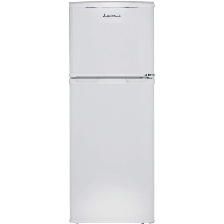 LEC Freestanding Fridge Freezer – 136L, White