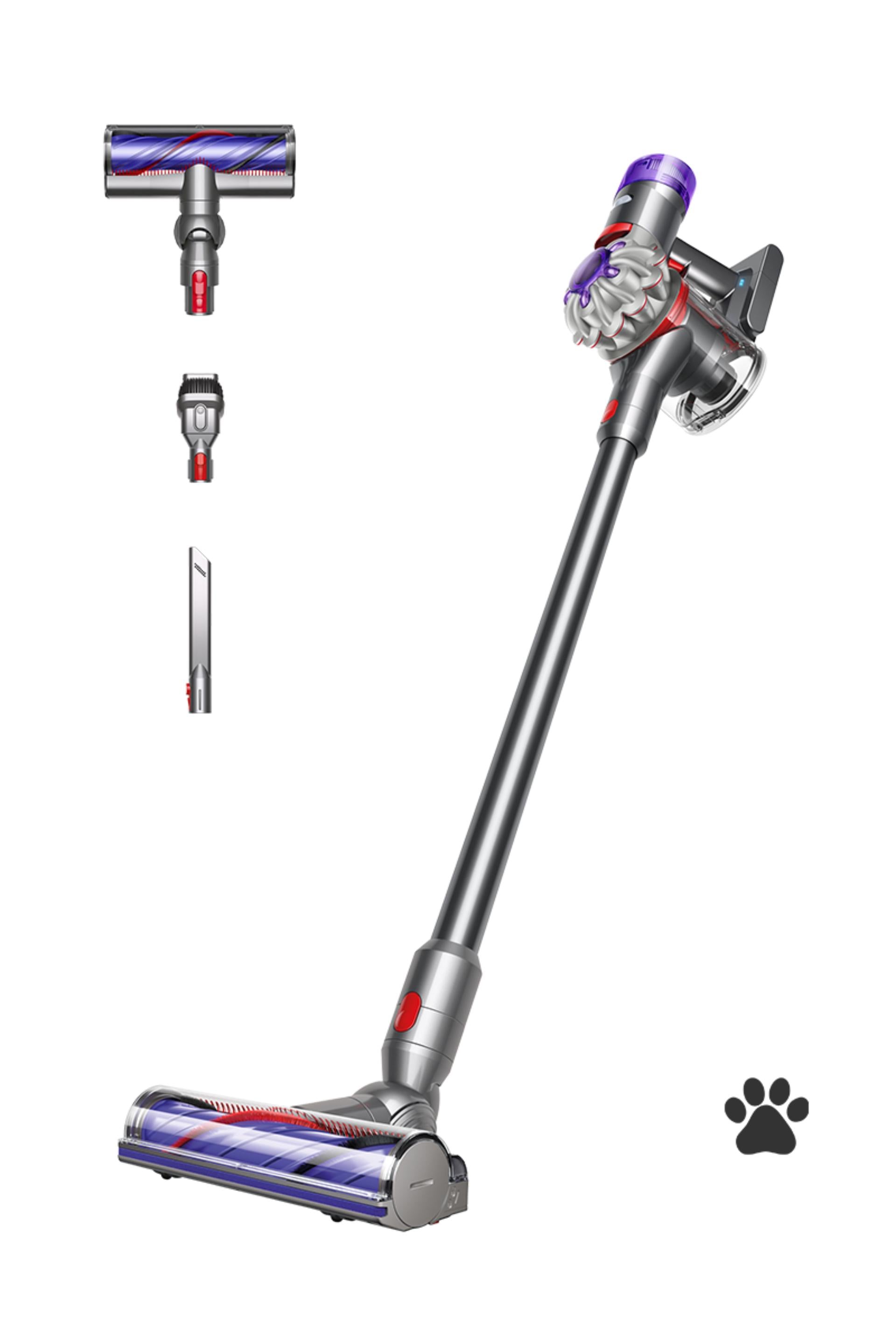 Dyson V8 Vacuum Cleaner in Silver and Nickel | 492637-01