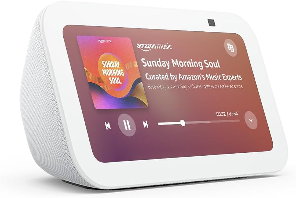 Amazon Echo Show 5 (3rd Gen) Smart Display with Alexa - White