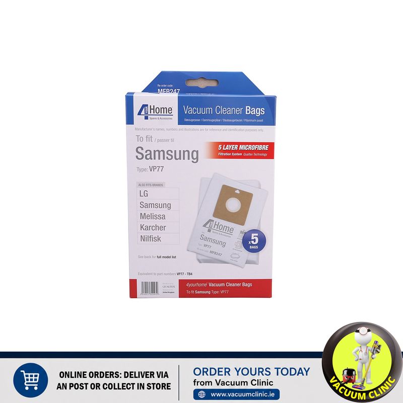 Microfibre Bags- Samsung - Nilfisk Action Bravo| MFB247