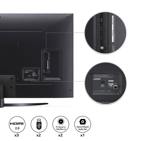 LG 65" NanoCell Ultra HD Smart TV | 65NANO766QA.AEK