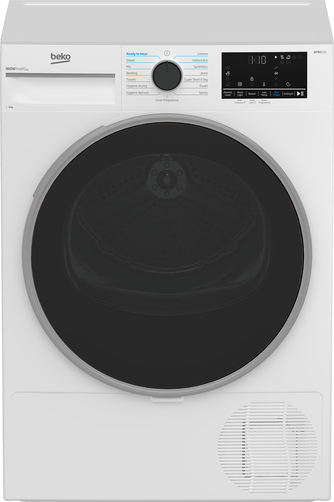 Beko 9kg Heat Pump Tumble Dryer with IronFinish™ Technology | B5T4923NIW
