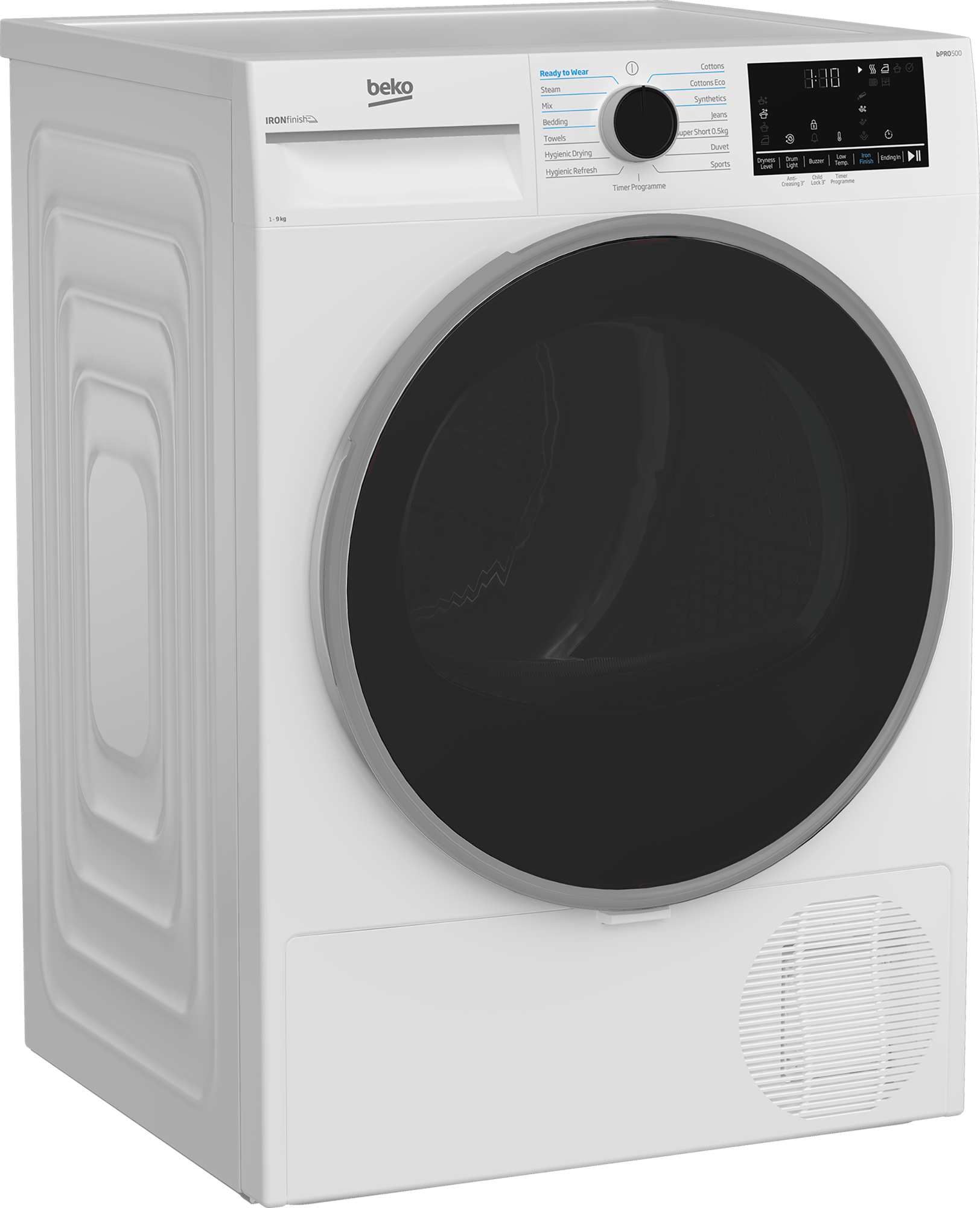 Beko 9kg Heat Pump Tumble Dryer with IronFinish™ Technology | B5T4923NIW