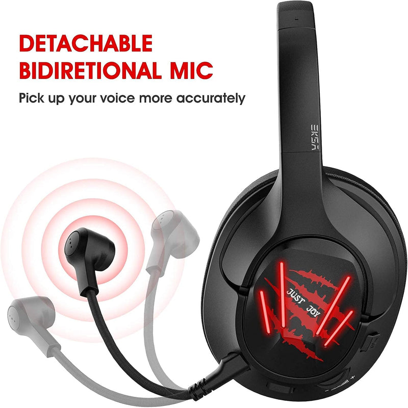 EKSA Air Joy Pro Red 7.1 Surround Sound Gaming Headset