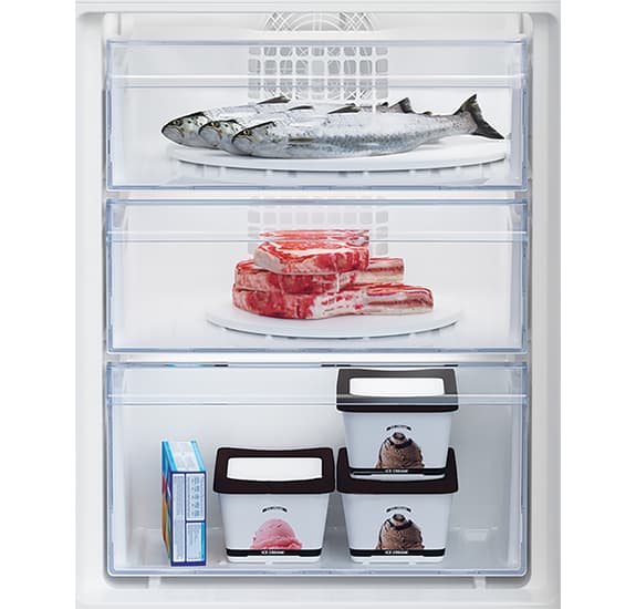 Beko Integrated 70/30 Frost Free Fridge Freezer - Sliding Hinge | BCFD473