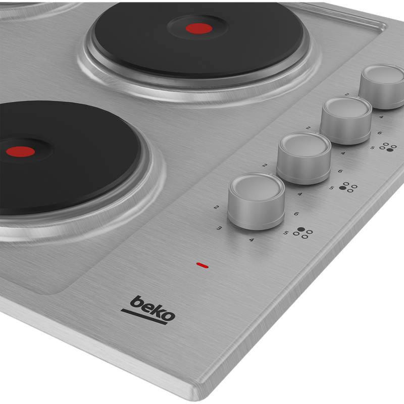 Beko 60cm Sealed Plate Hob with Side Knob Controls | HIBE64101X Beko Hob Ben Sweeney Electrical Euronics