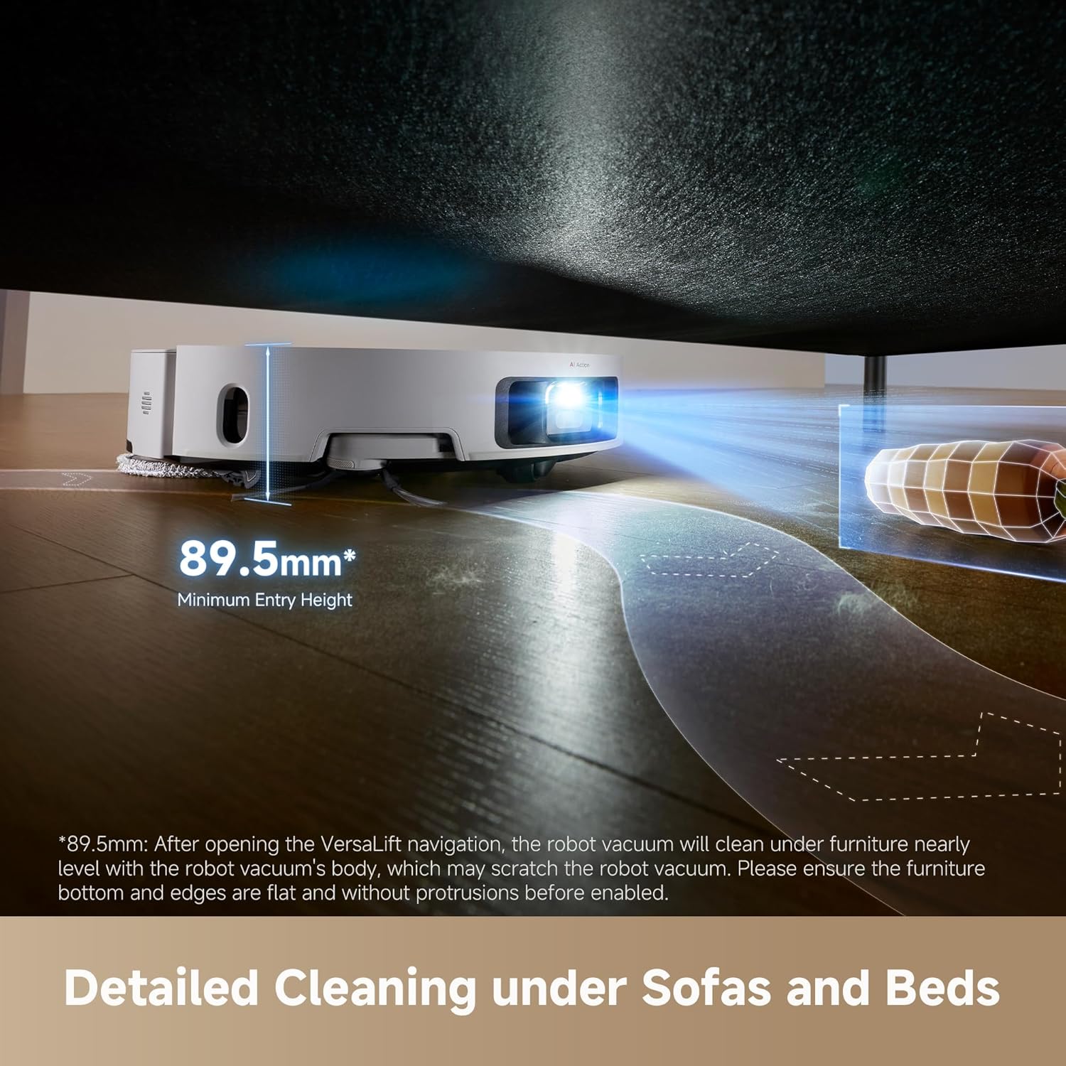 Dreame L50 Ultra AE 28,000Pa Robot Vacuum Cleaner and Mop with Self-Cleaning | RLL51SE
