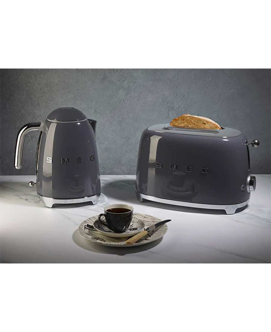 SMEG 50’S RETRO STYLE SLATE GREY 2 SLICE TOASTER TSF01GRUK - Ben Sweeney Letterkenny 