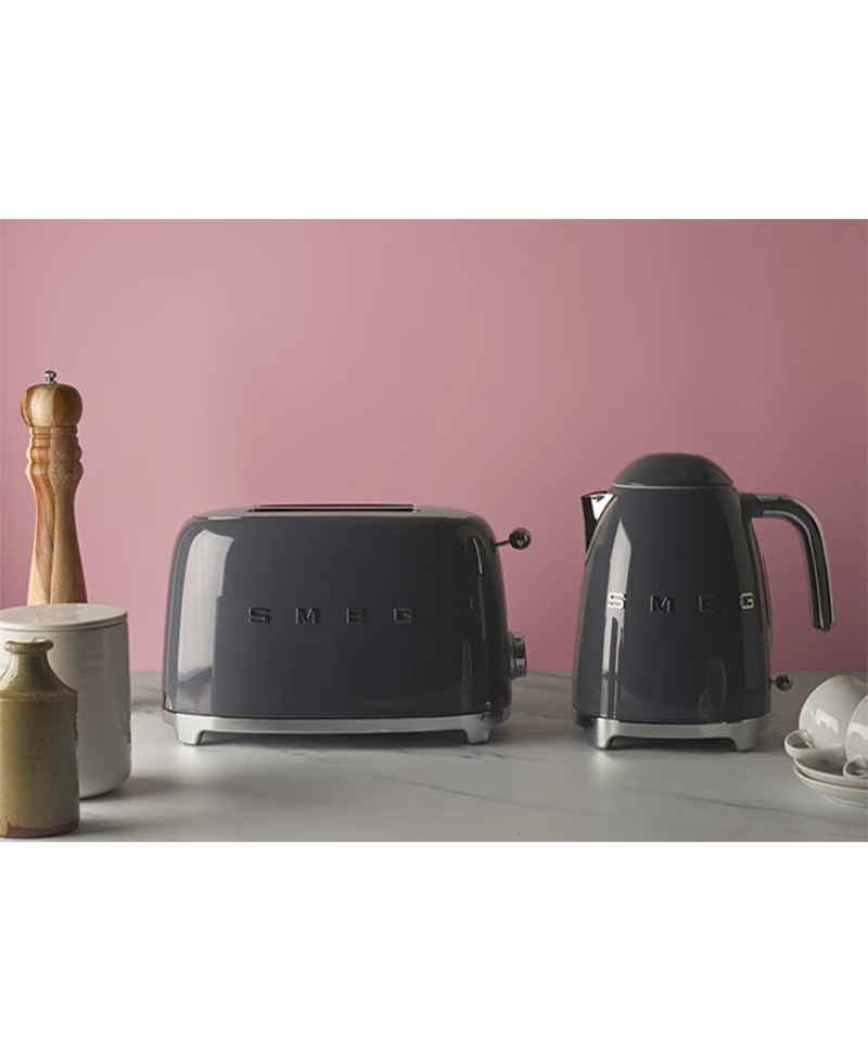SMEG 50’S RETRO STYLE SLATE GREY 2 SLICE TOASTER TSF01GRUK - Ben Sweeney Letterkenny 