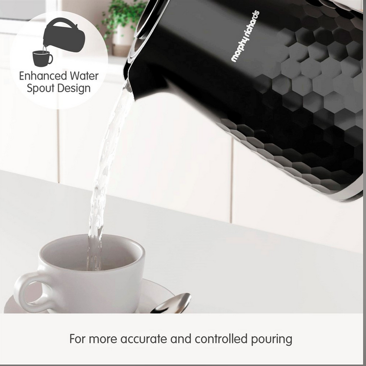 Morphy Richards 1.5L Black Hive Kettle | 108271