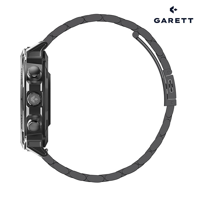 Garett Smartwatch Garett Atom Black Steel