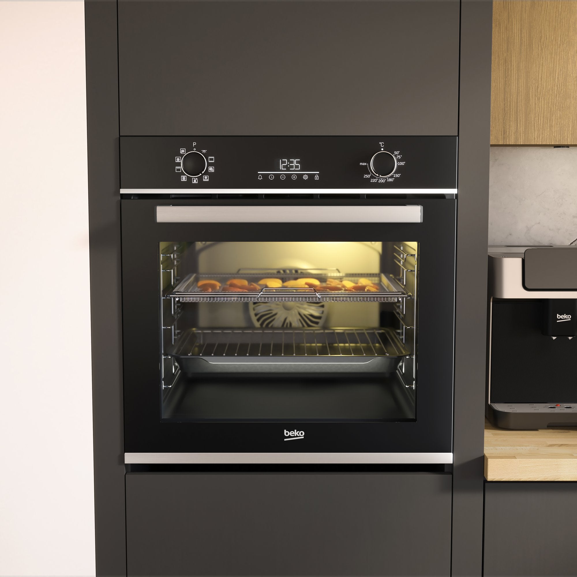 Beko AeroPerfect AirFry Electric Oven - Stainless Steel | BBIMA13300XC