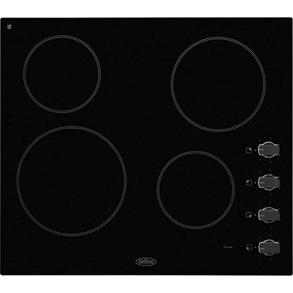 Belling 60cm Manual Control Ceramic Hob | BCH60RB Belling Hob Ben Sweeney Electrical Ben Sweeney