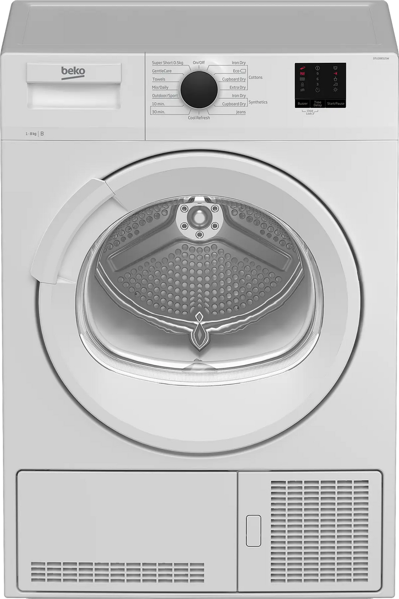 Beko 8kg Condenser Tumble Dryer | DTLCE80121W