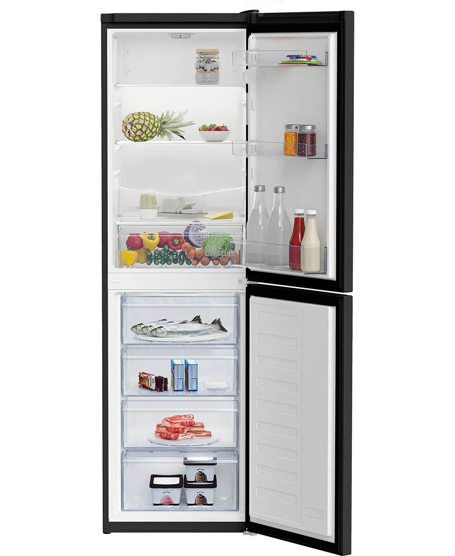 Beko 182x55cm Fridge Freezer Silver CSG4582B