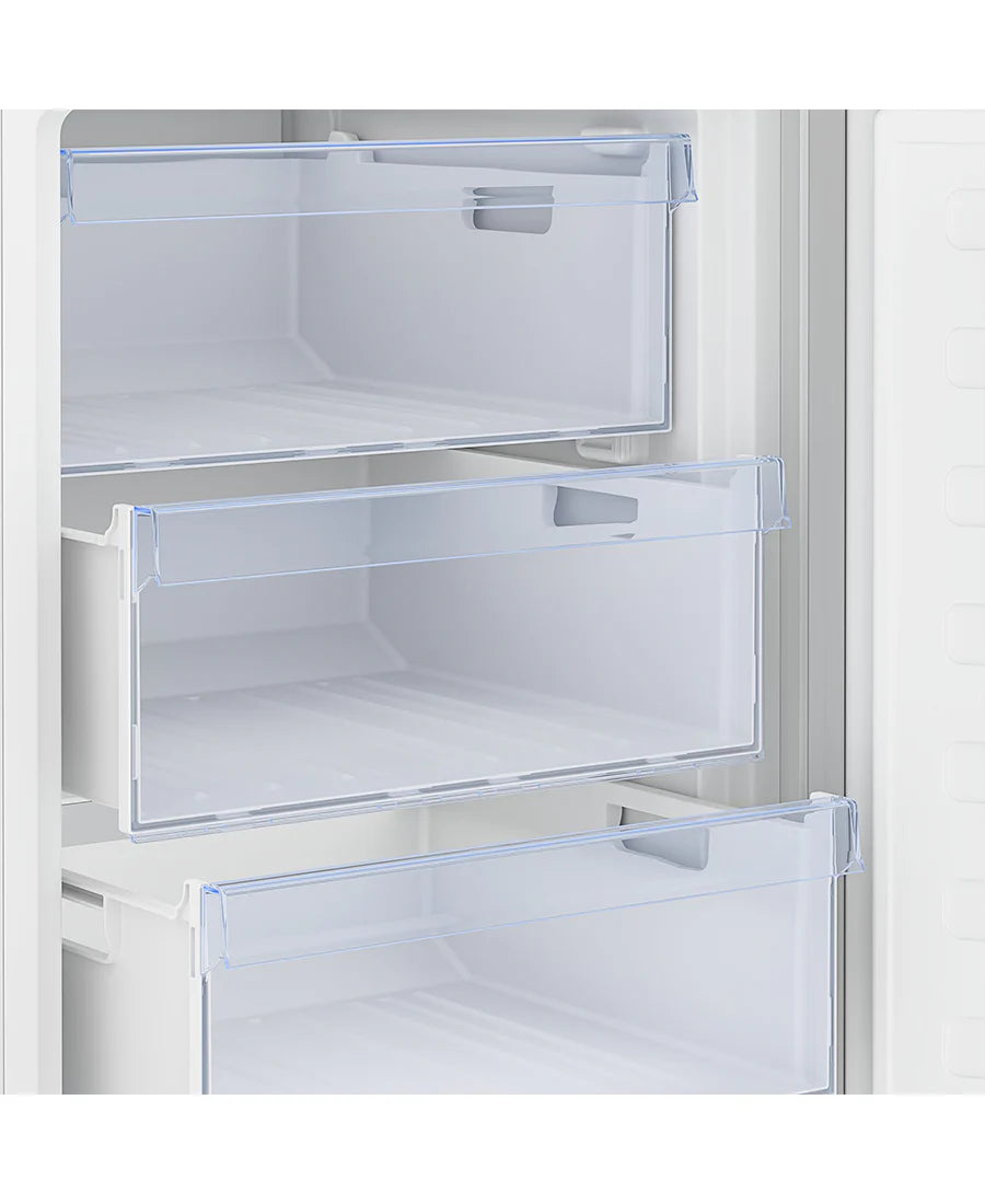 Beko 182x55cm Fridge Freezer Silver CSG4582B