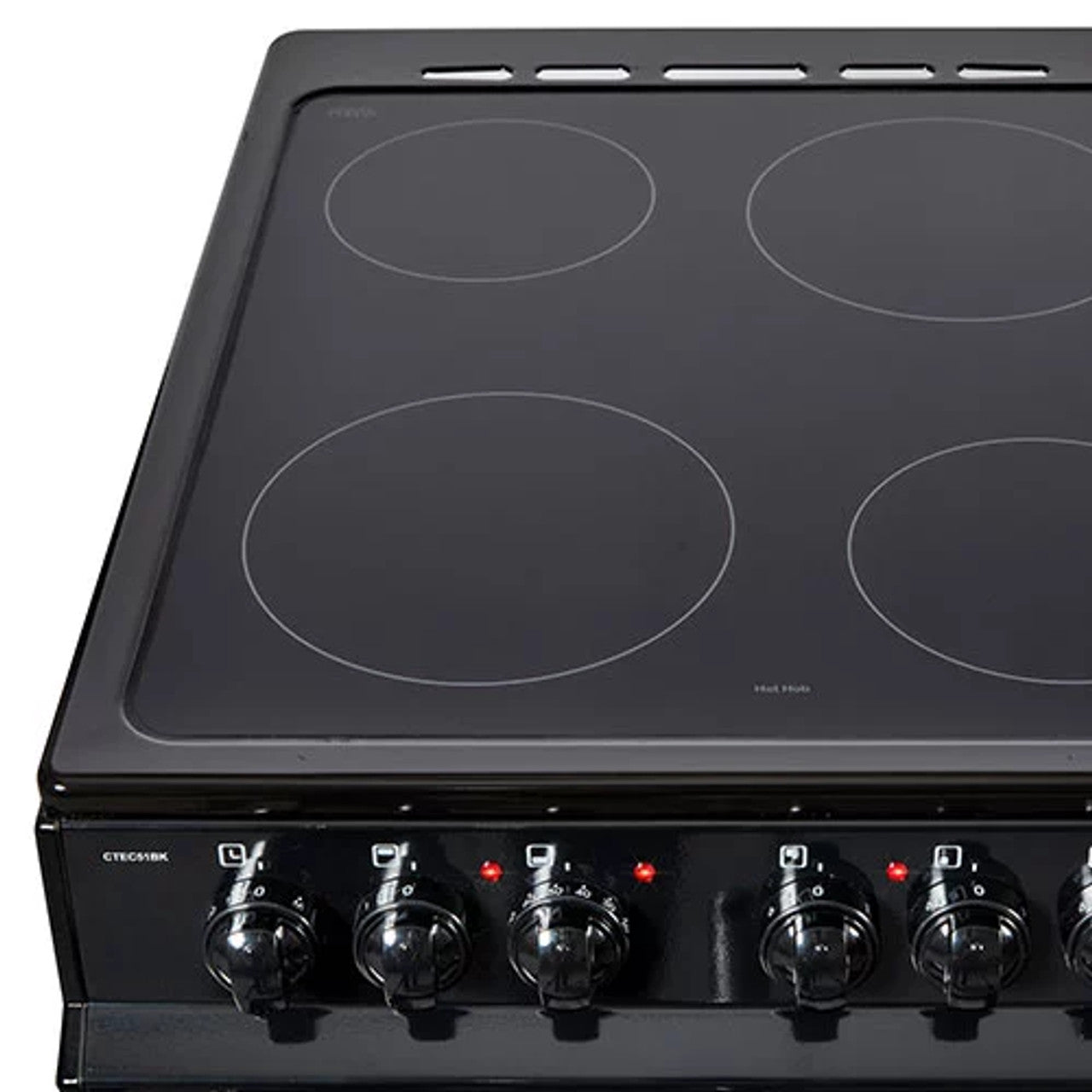Nordmende 50 cm Ceramic Top Twin-Cavity Electric Cooker – Black