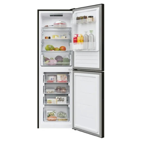 Hoover 252L 50/50 Low Frost Freestanding Fridge Freezer - Black | HVT3CLECKIHB-1