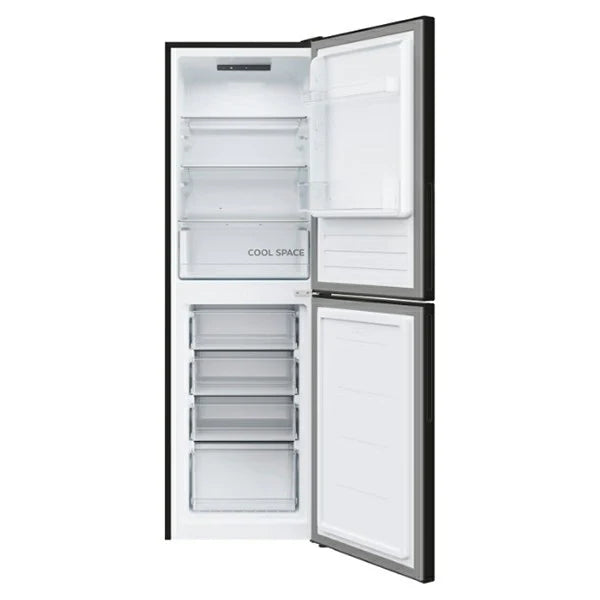 Hoover 252L 50/50 Low Frost Freestanding Fridge Freezer - Black | HVT3CLECKIHB-1