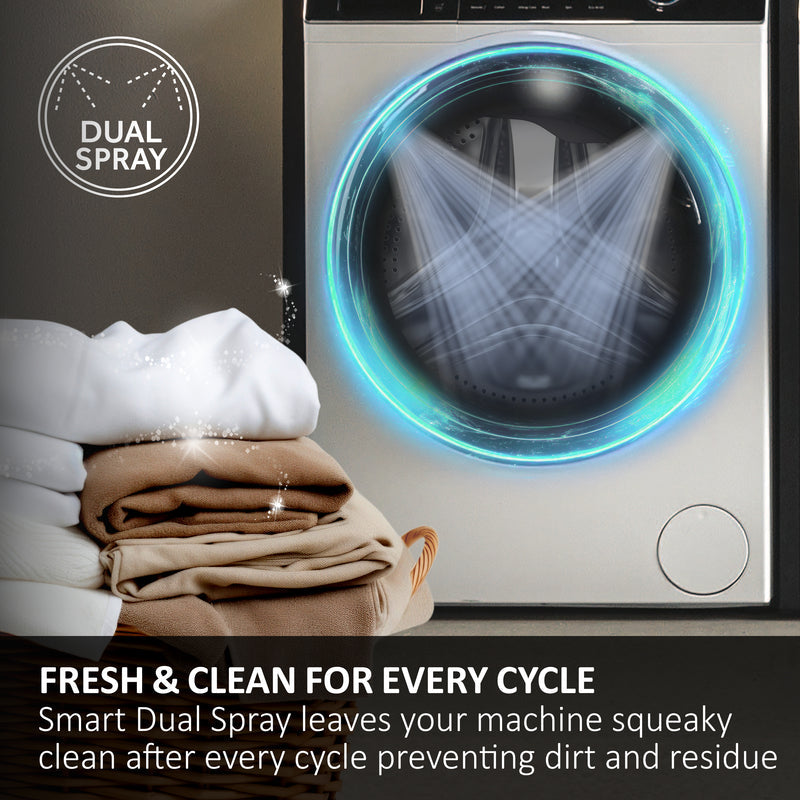 HAIER X Series 5 HW100-BP14357GUUK WiFi-enabled 10 kg 1400 Spin Washing Machine - Graphite