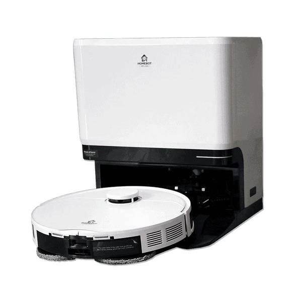 Homebot Glider Robot Vacuum and Mop with Self-Empty Station | HB-RV-GLI-IE