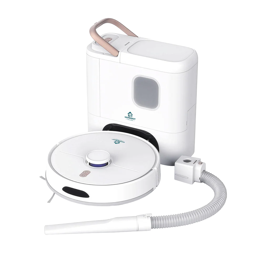Homebot Nozzie 4-in-1 6000Pa Self-Emptying Robot Vacuum & Mop | HB-RV-NOZ-IE