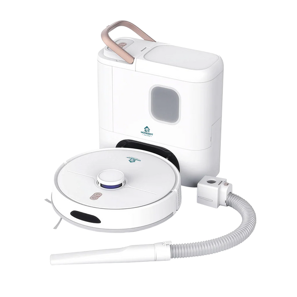 Homebot Nozzie 4-in-1 6000Pa Self-Emptying Robot Vacuum & Mop | HB-RV-NOZ-IE