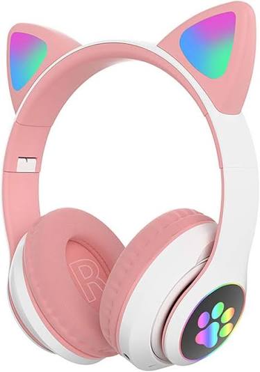STN-28 Colourful Cat Ear Luminous Wireless Bluetooth Headset