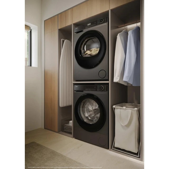 HAIER X Series 5 HD90-D357GU1-UK WiFi-enabled 9 kg Heat Pump Tumble Dryer - Graphite