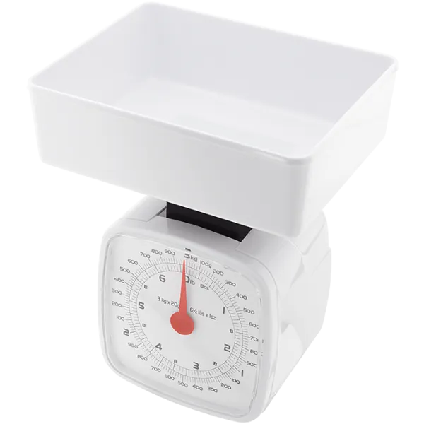 Judge J401 White Kitchen 3kg Traditional Scale | J401