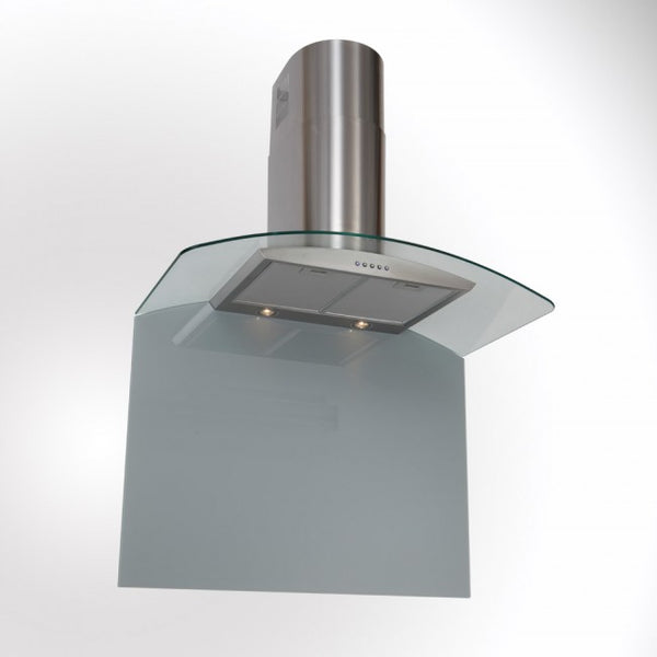Luxair 90 cm Curved Glass Cooker Hood – Stainless Steel