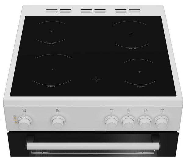 Beko FTC6701W 60 cm Electric Ceramic Cooker - White