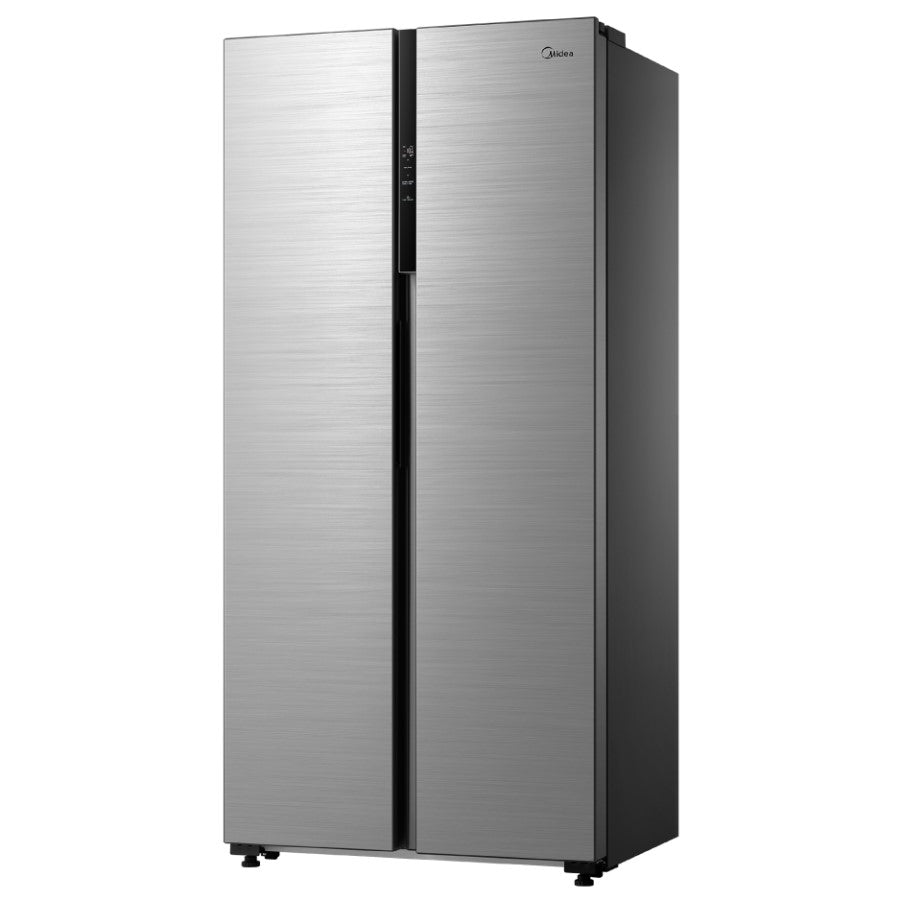 Midea American‑Style Fridge Freezer 460L – Stainless Steel