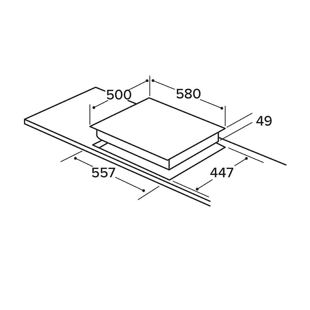 MATRIX 4 Burner Gas Hob | MXG060SS
