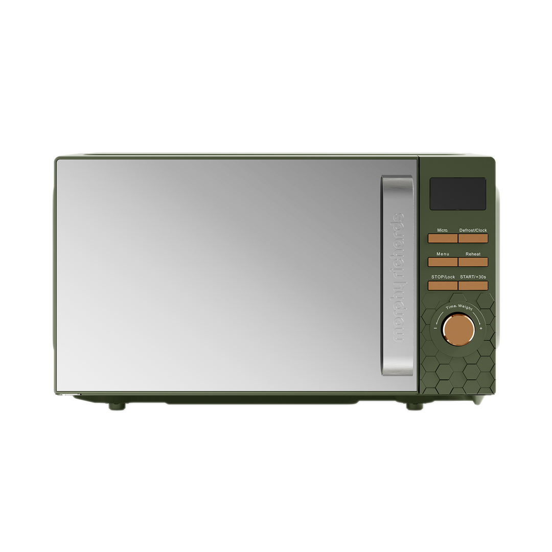Cassini 20L 800W Green Digital Microwave - Olivine