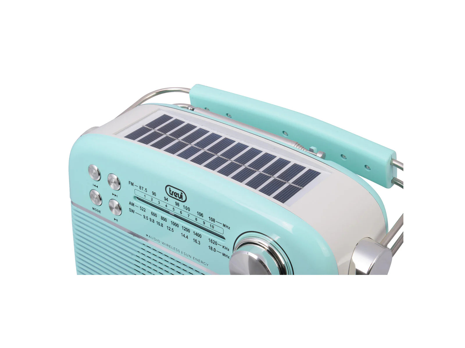 Trevi Retro Bluetooth Solar Portable Radio