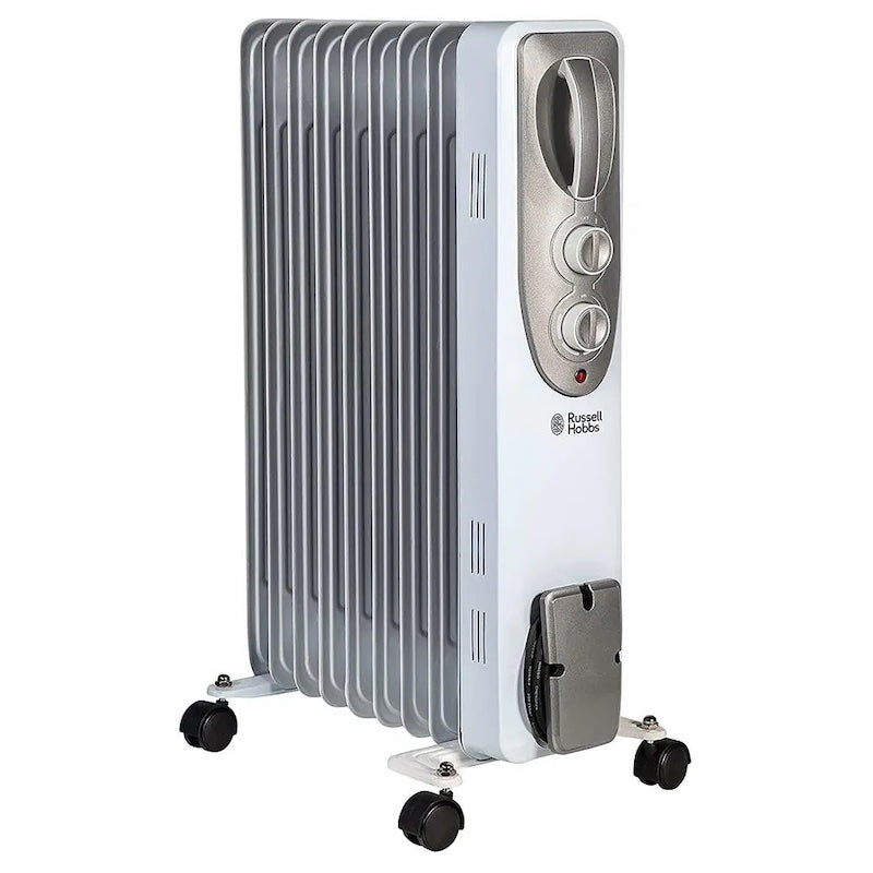 Russell Hobbs 9 Fin Oil Filled Heater White | RHOFR5002