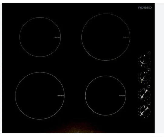 Rosso 60cm Induction Hob With Knobs - ROSHOB