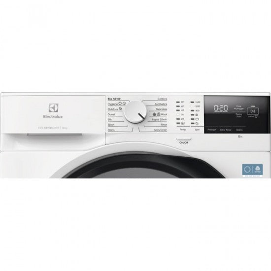 Electrolux SensiCare 600 Washer – 10 kg, 1400 RPM, Load-Sensing, Front-Load