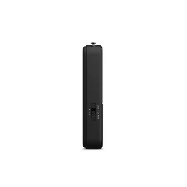 Philips FM Clock Radio with Battery Backup - Black
