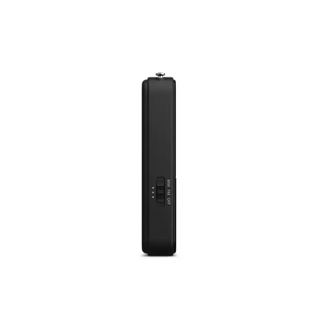 Philips FM Clock Radio with Battery Backup - Black