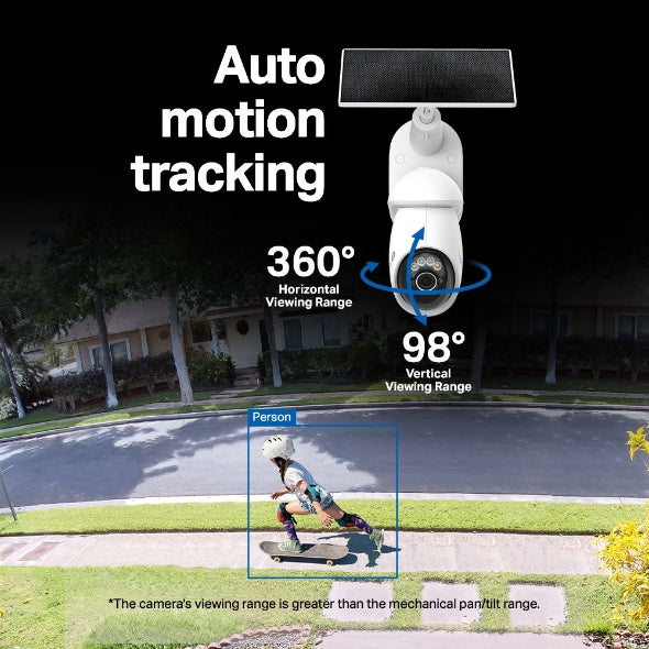 Tapo Solar-Powered Pan/Tilt Security Camera Kit | Tapo-C660