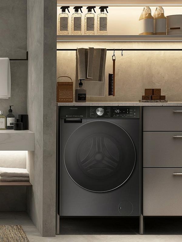 Hisense 10.5Kg 1400 Spin Autodose Washing Machine - Black | WF5S1045BB