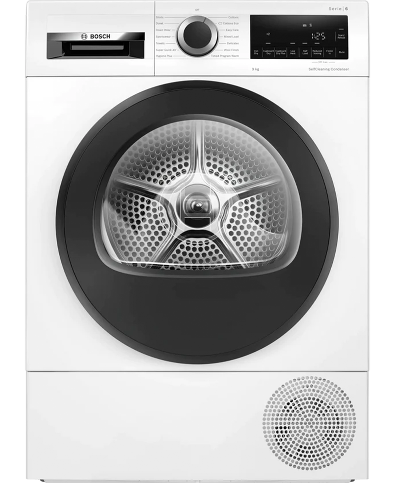 Bosch Series 6, 9kg Heat Pump Dryer