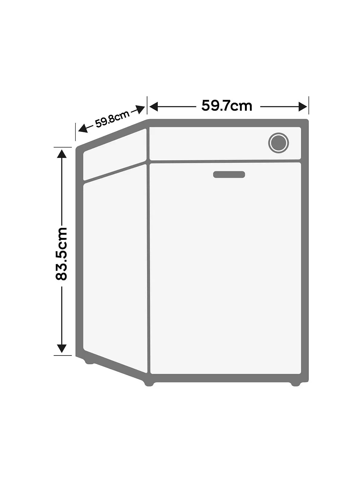 Haier Freestanding 15 Place Settings White Dishwasher | XF6C4F1W-80