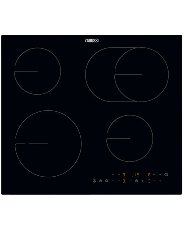 Zanussi 4 Zone Electric Ceramic Hob | Black