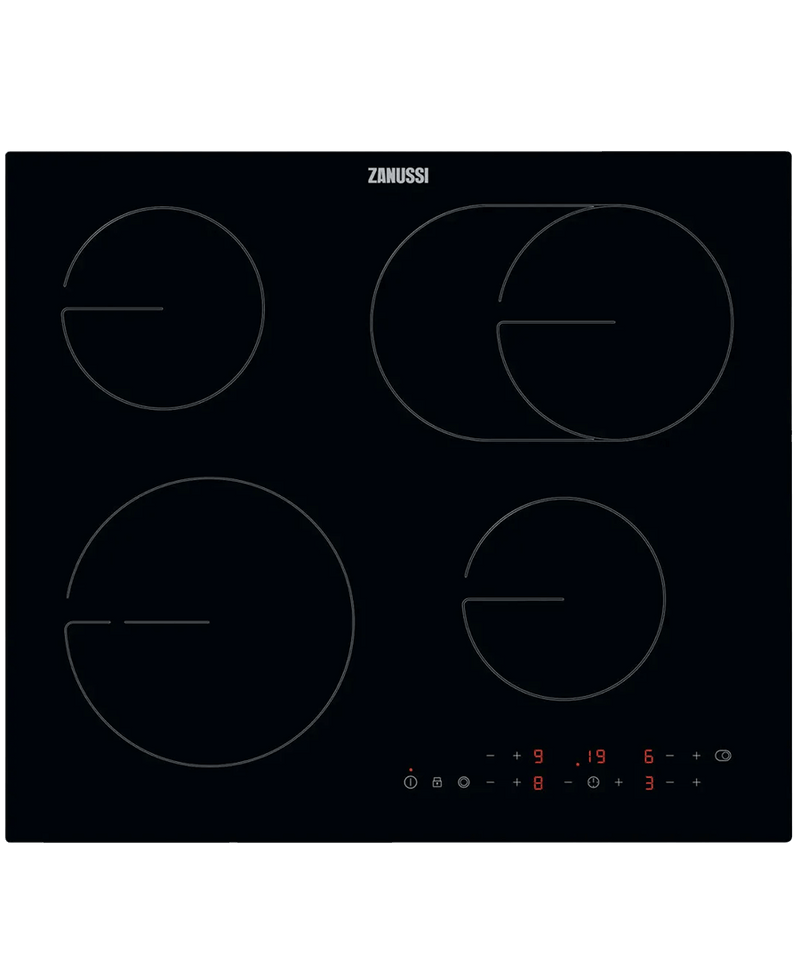 Zanussi 4 Zone Electric Ceramic Hob | Black
