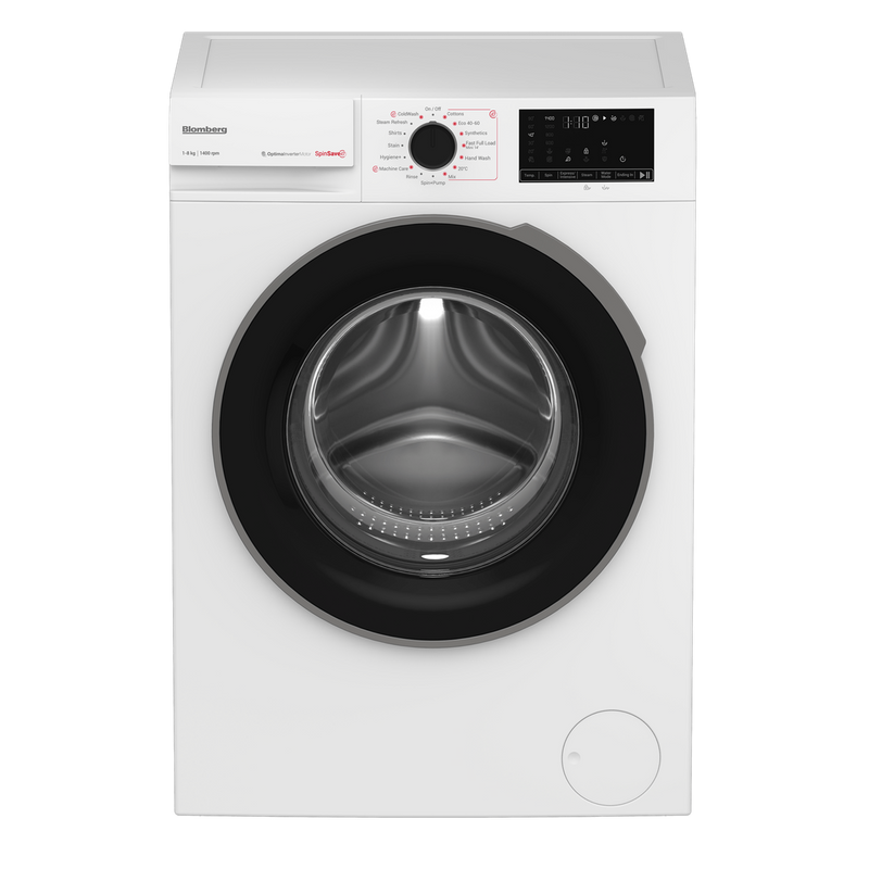 Blomberg 8kg 1400rpm Washing Machine with SpinSave White | LWA18461W Blomberg Washing Machine Ben Sweeney Electrical Euronics