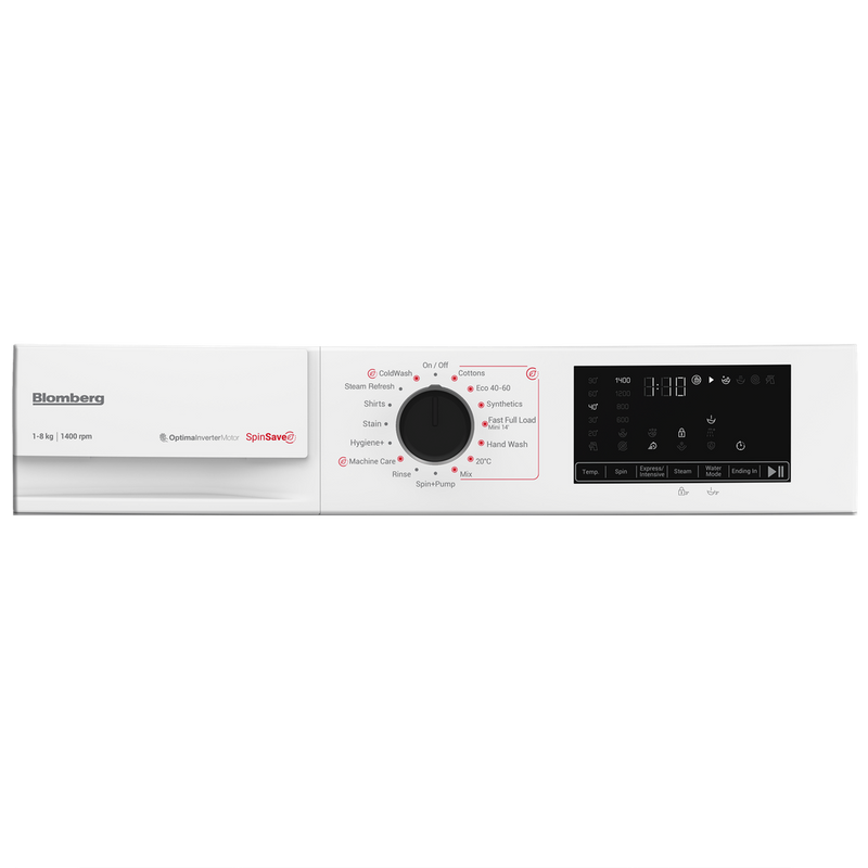 Blomberg 8kg 1400rpm Washing Machine with SpinSave White | LWA18461W Blomberg Washing Machine Ben Sweeney Electrical Euronics